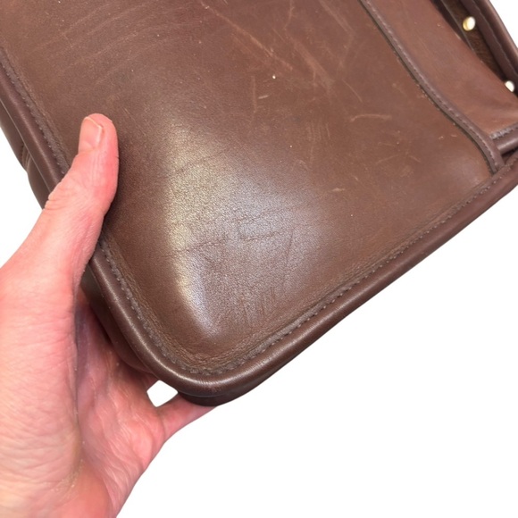 Coach vintage brown leather rambler bag 9061 - Picture 6 of 12